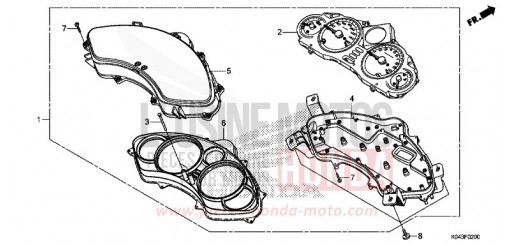 COMBINATION METER NSS300AD de 2013